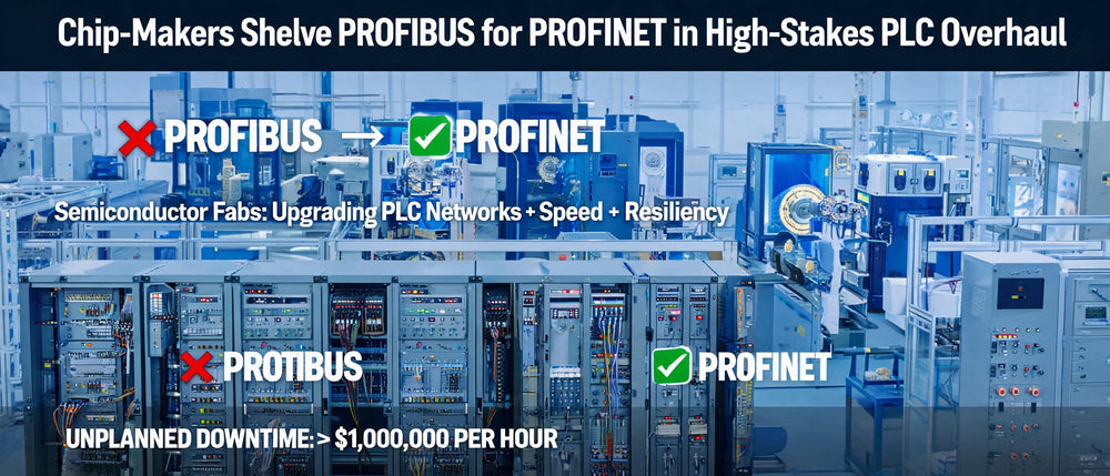 Chip-Makers Shelve PROFIBUS for PROFINET in High-Stakes PLC Overhaul