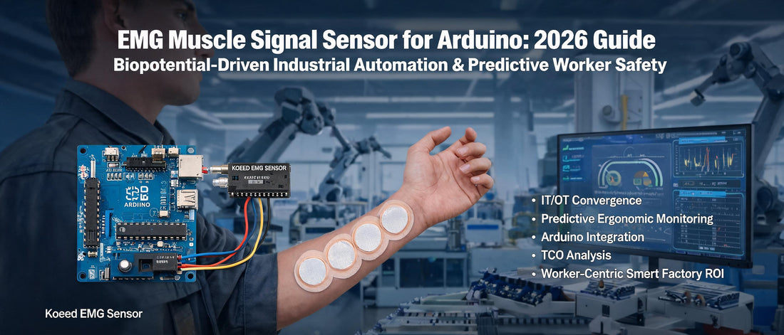 EMG Muscle Signal Sensor for Arduino: 2026 Guide to Biopotential-Driven Industrial Automation & Predictive Worker Safety