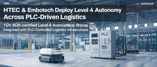 HTEC & Embotech Deploy Level 4 Autonomy Across PLC-Driven Logistics