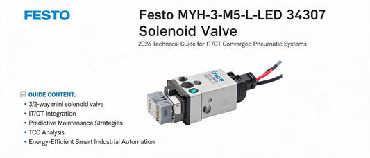 Festo MYH-3-M5-L-LED 34307 Solenoid Valve: 2026 Technical Guide for IT/OT Converged Pneumatic Systems