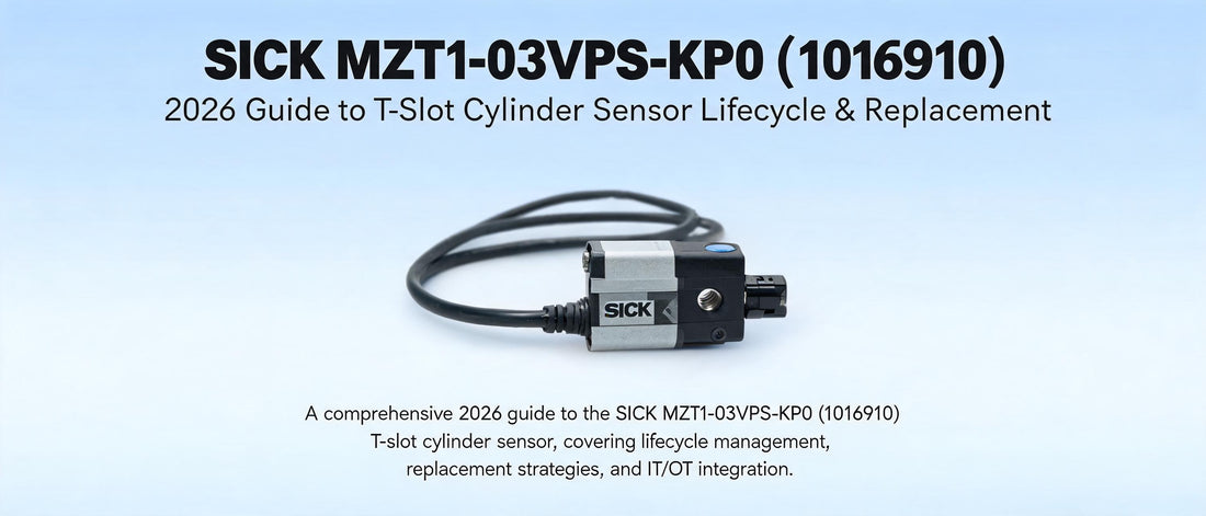 SICK MZT1-03VPS-KP0 (1016910): 2026 Guide to T-Slot Cylinder Sensor Lifecycle & Replacement