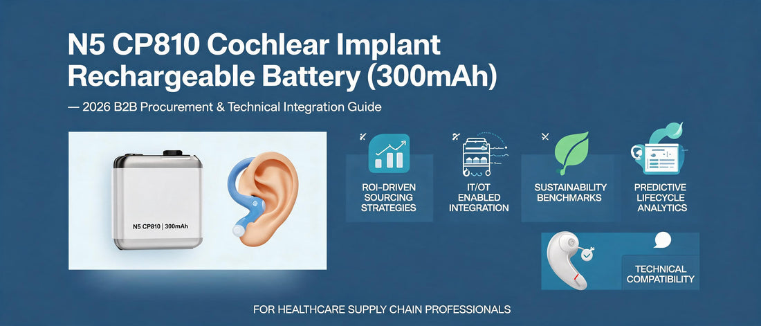 N5 CP810 Cochlear Implant Rechargeable Battery (300mAh) — 2026 B2B Procurement & Technical Integration Guide