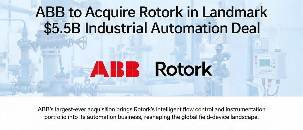 ABB to Acquire Rotork in Landmark $5.5B Industrial Automation Deal