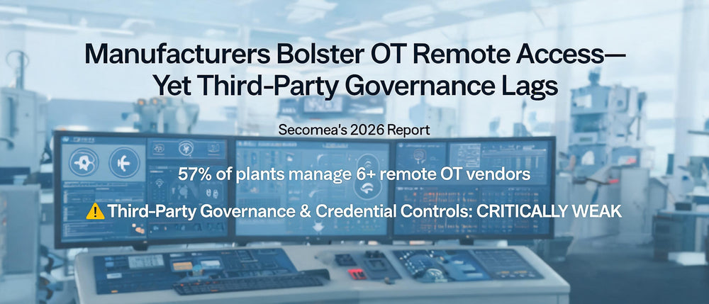 Manufacturers Bolster OT Remote Access—Yet Third-Party Governance Lags