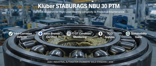 Klüber STABURAGS NBU 30 PTM: The 2026 Blueprint for High-Load Bearing Longevity & Predictive Maintenance