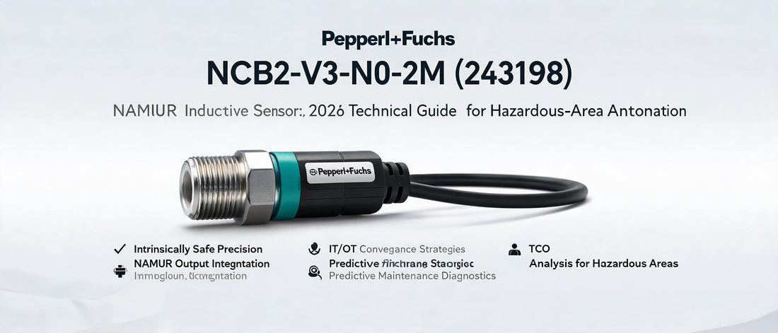 Pepperl+Fuchs NCB2-V3-N0-2M (243198) NAMUR Inductive Sensor: 2026 Technical Guide for Hazardous-Area Automation