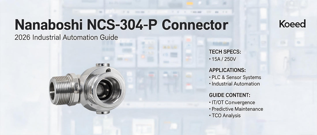 Nanaboshi NCS-304-P Connector: 2026 Industrial Automation Guide — 15A/250V Circular Metal Connector for PLC & Sensor Systems | Koeed