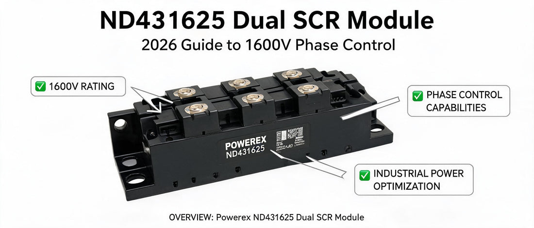 ND431625 Dual SCR Module: 2026 Guide to 1600V Phase Control