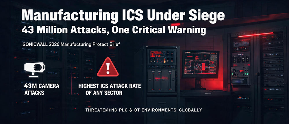 Manufacturing ICS Under Siege: 43 Million Attacks, One Critical Warning