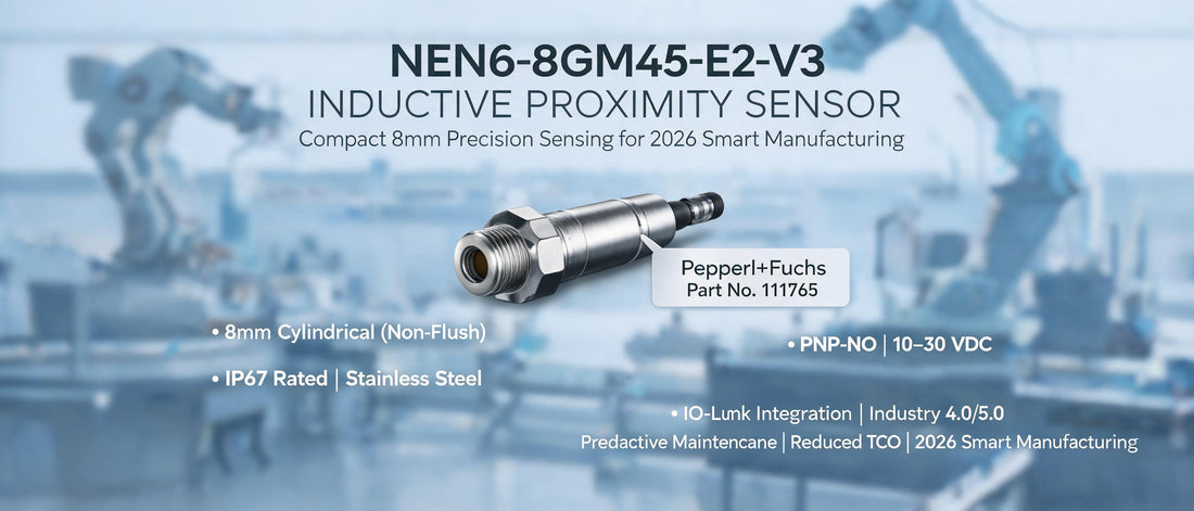 NEN6-8GM45-E2-V3 Inductive Proximity Sensor: Compact 8mm Precision Sensing for 2026 Smart Manufacturing
