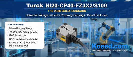 Turck NI20-CP40-FZ3X2/S100: The 2026 Gold Standard for Universal-Voltage Inductive Proximity Sensing in Smart Factories