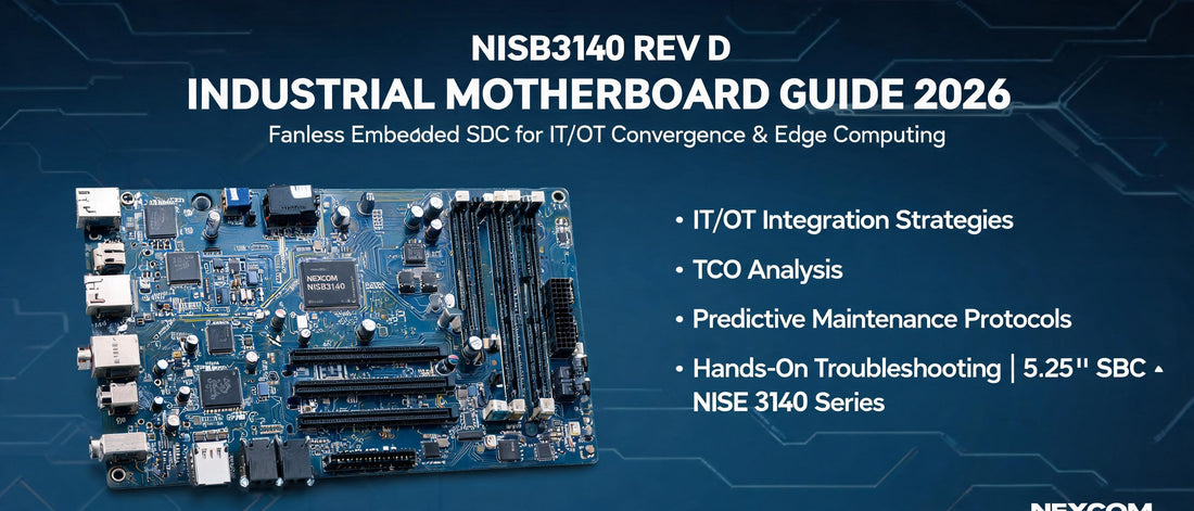 NISB3140 REV D Industrial Motherboard Guide 2026: Fanless Embedded SBC for IT/OT Convergence & Edge Computing