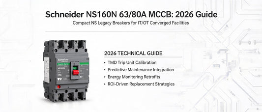 Schneider NS160N 63/80A MCCB: 2026 Guide to Compact NS Legacy Breakers for IT/OT Converged Facilities