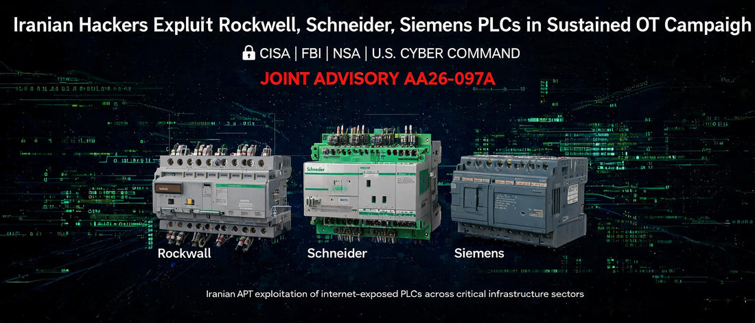 Iranian Hackers Exploit Rockwell, Schneider, Siemens PLCs in Sustained OT Campaign