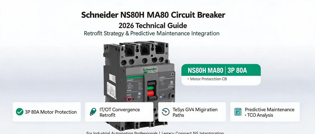 Schneider NS80H MA80 Circuit Breaker: 2026 Technical Guide, Retrofit Strategy & Predictive Maintenance Integration