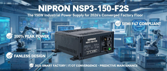NIPRON NSP3-150-F2S: The 150W Industrial Power Supply for 2026's Converged Factory Floor