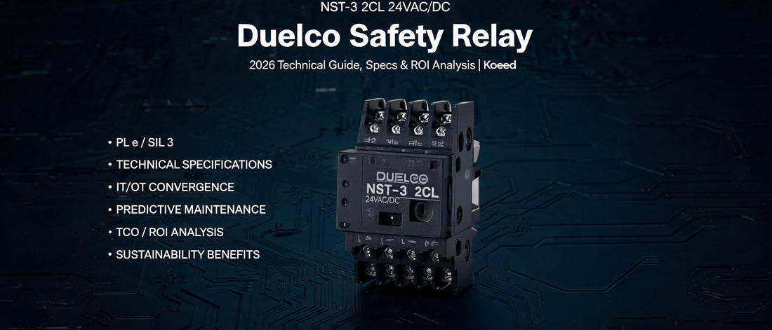 NST-3 2CL 24VAC/DC Duelco Safety Relay: 2026 Technical Guide, Specs & ROI Analysis | Koeed
