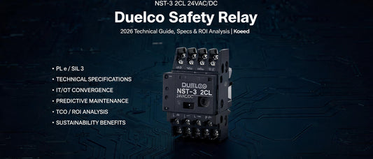 NST-3 2CL 24VAC/DC Duelco Safety Relay: 2026 Technical Guide, Specs & ROI Analysis | Koeed