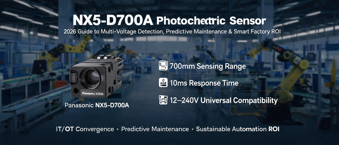 NX5-D700A Photoelectric Sensor: 2026 Guide to Multi-Voltage Detection, Predictive Maintenance & Smart Factory ROI
