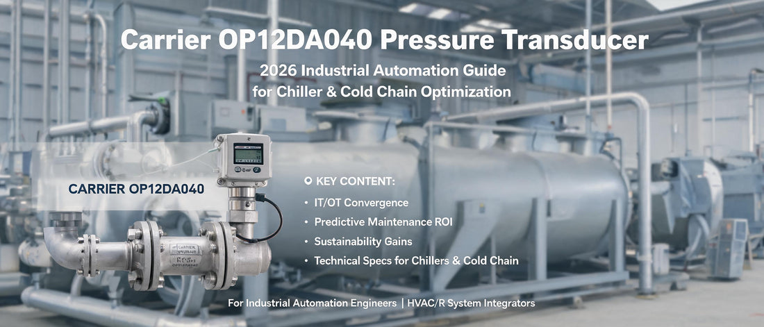 Carrier OP12DA040 Pressure Transducer: 2026 Industrial Automation Guide for Chiller & Cold Chain Optimization