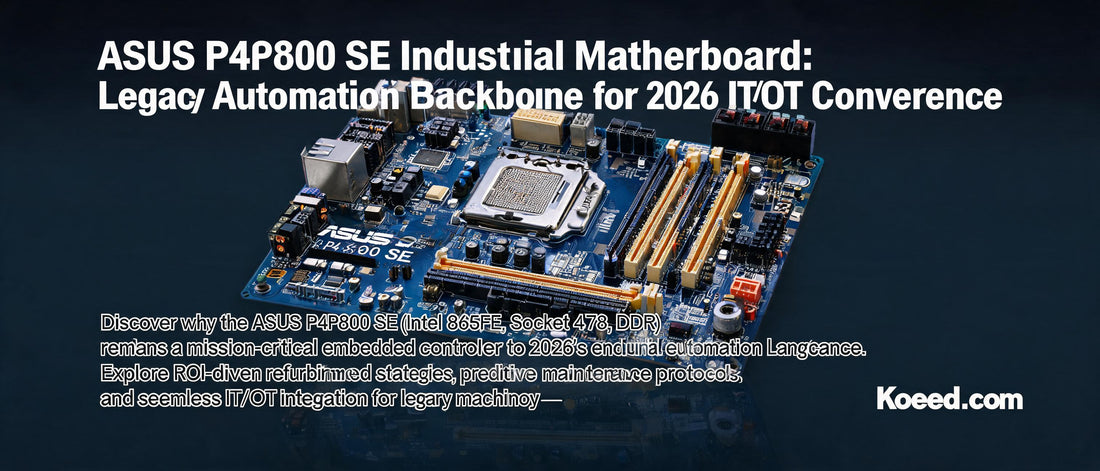ASUS P4P800 SE Industrial Motherboard: Legacy Automation Backbone for 2026 IT/OT Convergence