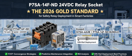 P7SA-14F-ND 24VDC Relay Socket: The 2026 Gold Standard for Safety Relay Deployment in Smart Factories
