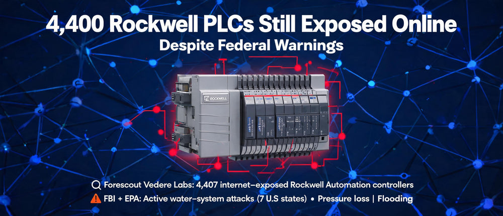 4,400 Rockwell PLCs Still Exposed Online Despite Federal Warnings