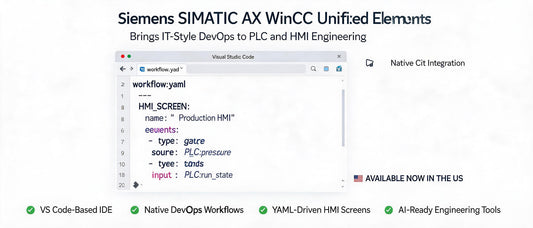 Siemens SIMATIC AX WinCC Unified Elements Brings IT-Style DevOps to PLC and HMI Engineering