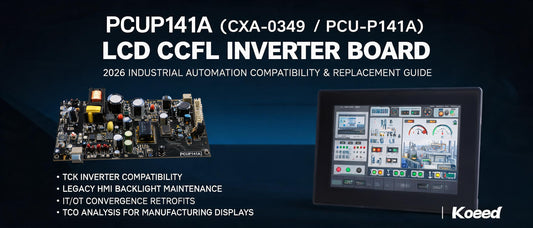 PCUP141A (CXA-0349 / PCU-P141A) LCD CCFL Inverter Board: 2026 Industrial Automation Compatibility & Replacement Guide | Koeed