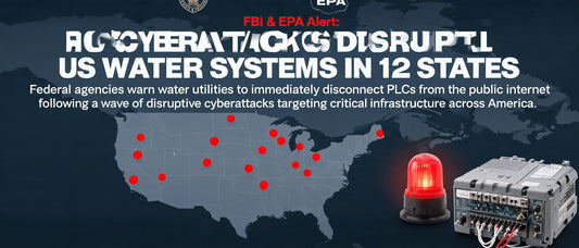 FBI & EPA Alert: PLC Cyberattacks Disrupt US Water Systems in 12 States