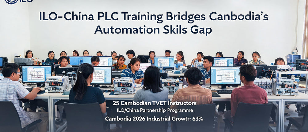 ILO-China PLC Training Bridges Cambodia's Automation Skills Gap