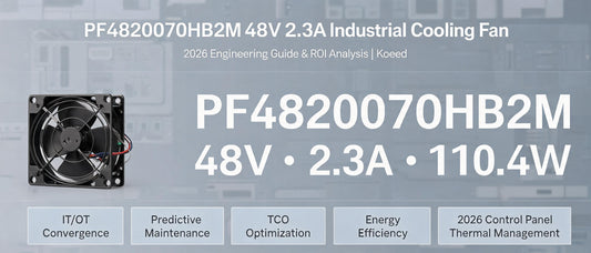 PF4820070HB2M 48V 2.3A Industrial Cooling Fan: 2026 Engineering Guide & ROI Analysis | Koeed
