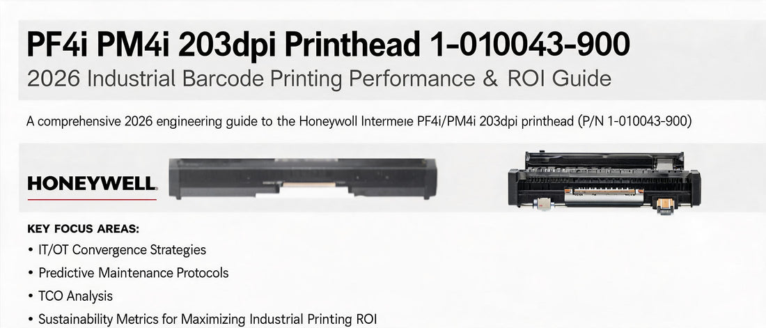 PF4i PM4i 203dpi Printhead 1-010043-900: 2026 Industrial Barcode Printing Performance & ROI Guide