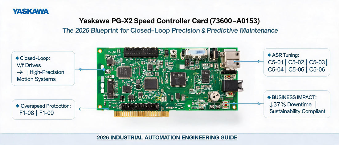 Yaskawa PG-X2 Speed Controller Card (73600-A0153): The 2026 Blueprint for Closed-Loop Precision & Predictive Maintenance