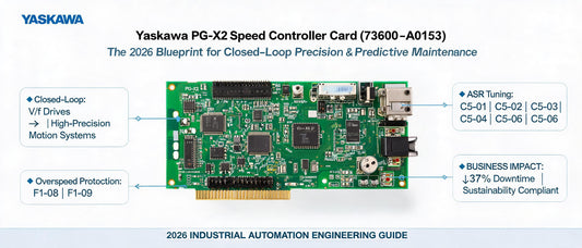 Yaskawa PG-X2 Speed Controller Card (73600-A0153): The 2026 Blueprint for Closed-Loop Precision & Predictive Maintenance