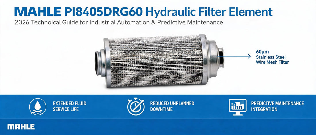 MAHLE PI8405DRG60 Hydraulic Filter Element: 2026 Technical Guide for Industrial Automation & Predictive Maintenance