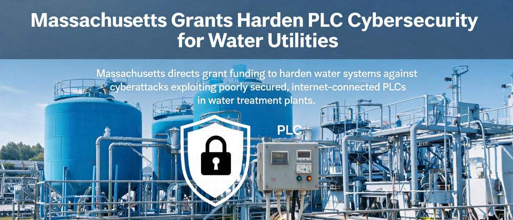 Massachusetts Grants Harden PLC Cybersecurity for Water Utilities
