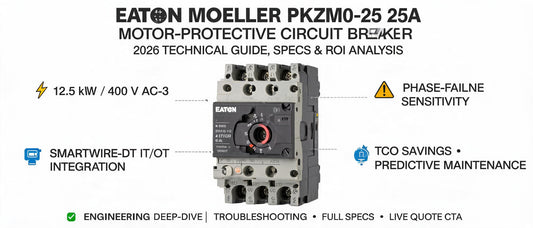 Eaton Moeller PKZM0-25 25A Motor-Protective Circuit Breaker: 2026 Technical Guide, Specs & ROI Analysis