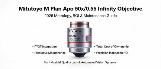 Mitutoyo M Plan Apo 50x/0.55 Infinity Objective: 2026 Metrology, ROI & Maintenance Guide