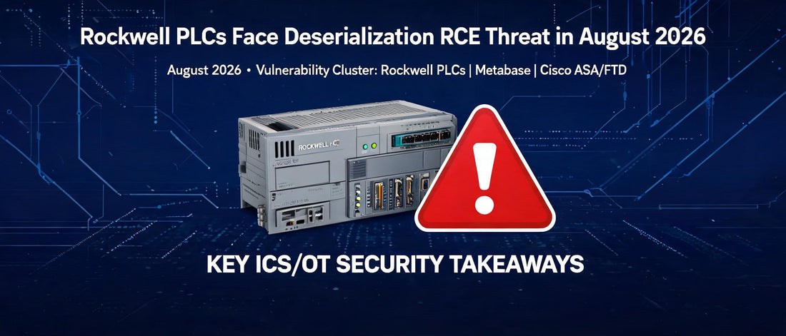 Rockwell PLCs Face Deserialization RCE Threat in August 2026