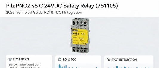 Pilz PNOZ s5 C 24VDC Safety Relay (751105): 2026 Technical Guide, ROI & IT/OT Integration