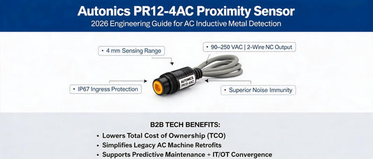 Autonics PR12-4AC Proximity Sensor: 2026 Engineering Guide for AC Inductive Metal Detection