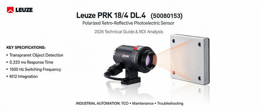 Leuze PRK 18/4 DL.4 (50080153) Polarized Retro-Reflective Photoelectric Sensor — 2026 Technical Guide & ROI Analysis