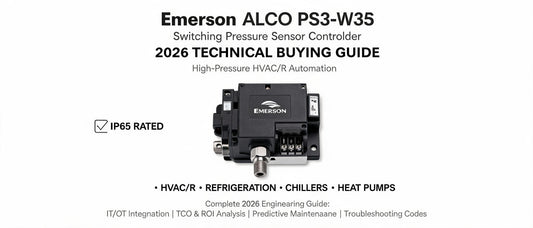 Emerson ALCO PS3-W3S Switching Pressure Sensor Controller: 2026 Technical Buying Guide for High-Pressure HVAC/R Automation