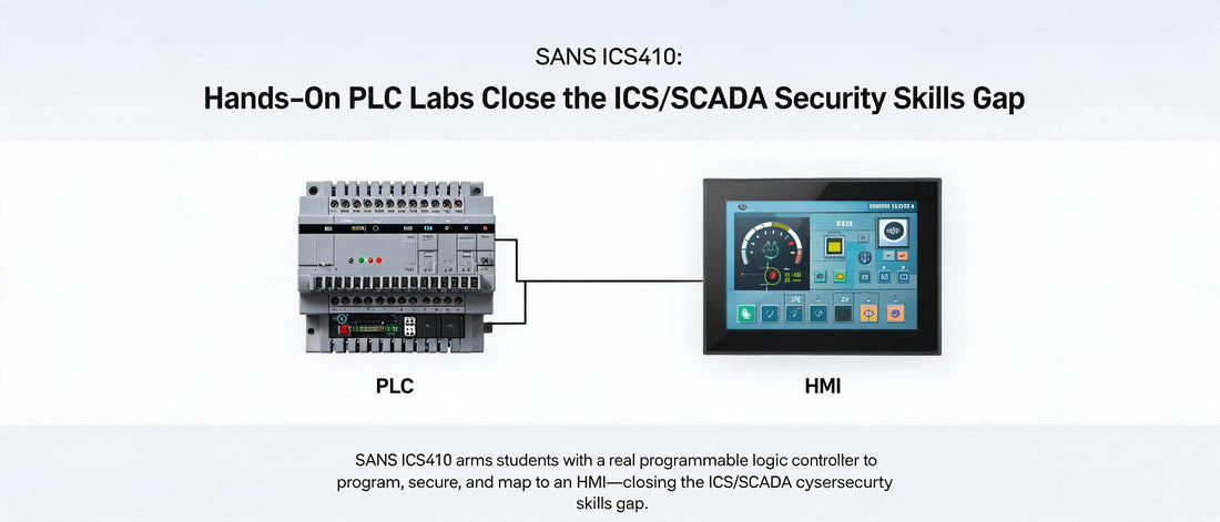 SANS ICS410: Hands-On PLC Labs Close the ICS/SCADA Security Skills Gap