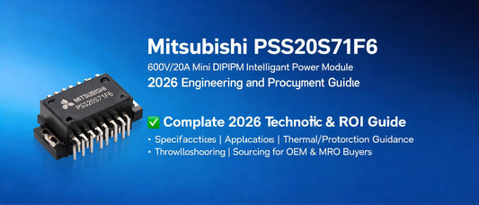Mitsubishi PSS20S71F6 600V/20A Mini DIPIPM Intelligent Power Module: 2026 Engineering and Procurement Guide