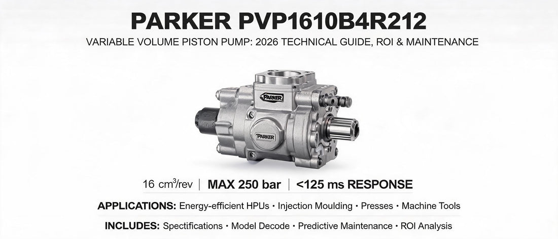 Parker PVP1610B4R212 Variable Volume Piston Pump: 2026 Technical Guide, ROI & Maintenance
