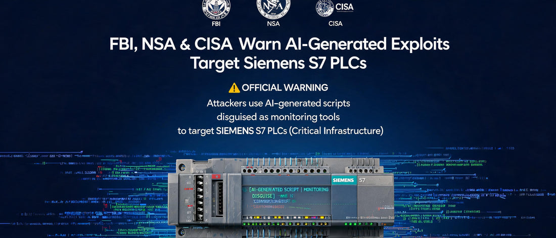 FBI, NSA & CISA Warn AI-Generated Exploits Target Siemens S7 PLCs