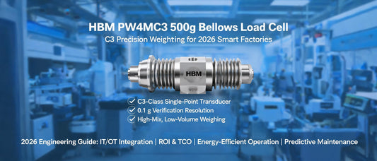 HBM PW4MC3 500g Bellows Load Cell: C3 Precision Weighing for 2026 Smart Factories