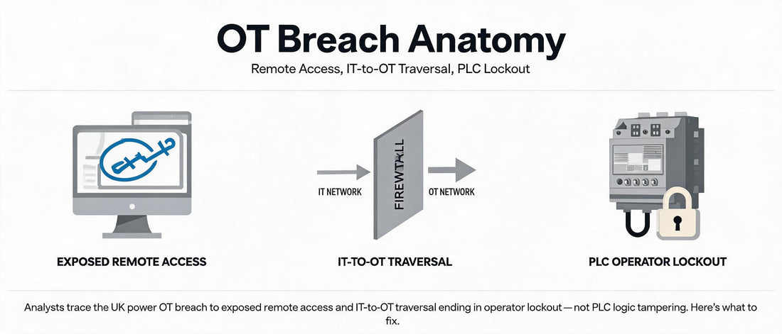 OT Breach Anatomy: Remote Access, IT-to-OT Traversal, PLC Lockout